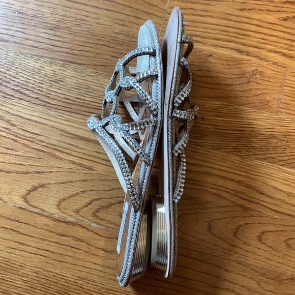 Badgley Mischka rhinestone sandals - Picture 6 of 6